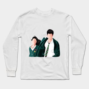 All of us are dead Drawing (Nam Ra and Soo Hyuk Long Sleeve T-Shirt